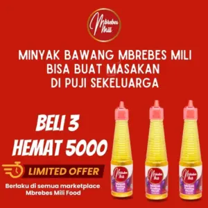 Paket Hemat Minyak Bawang Merah 140ml isi 3 1